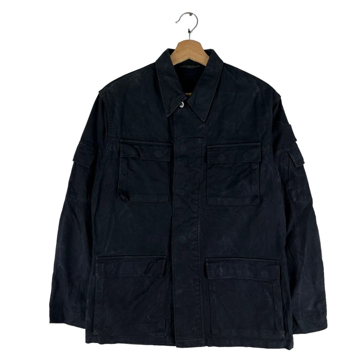 Japanese Brand 🔥VINTAGE MILITARY CARGO JACKET MULTI POCKET UTILITY ARMY Size US M / EU 48-50 / 2 - 1 Thumbnail