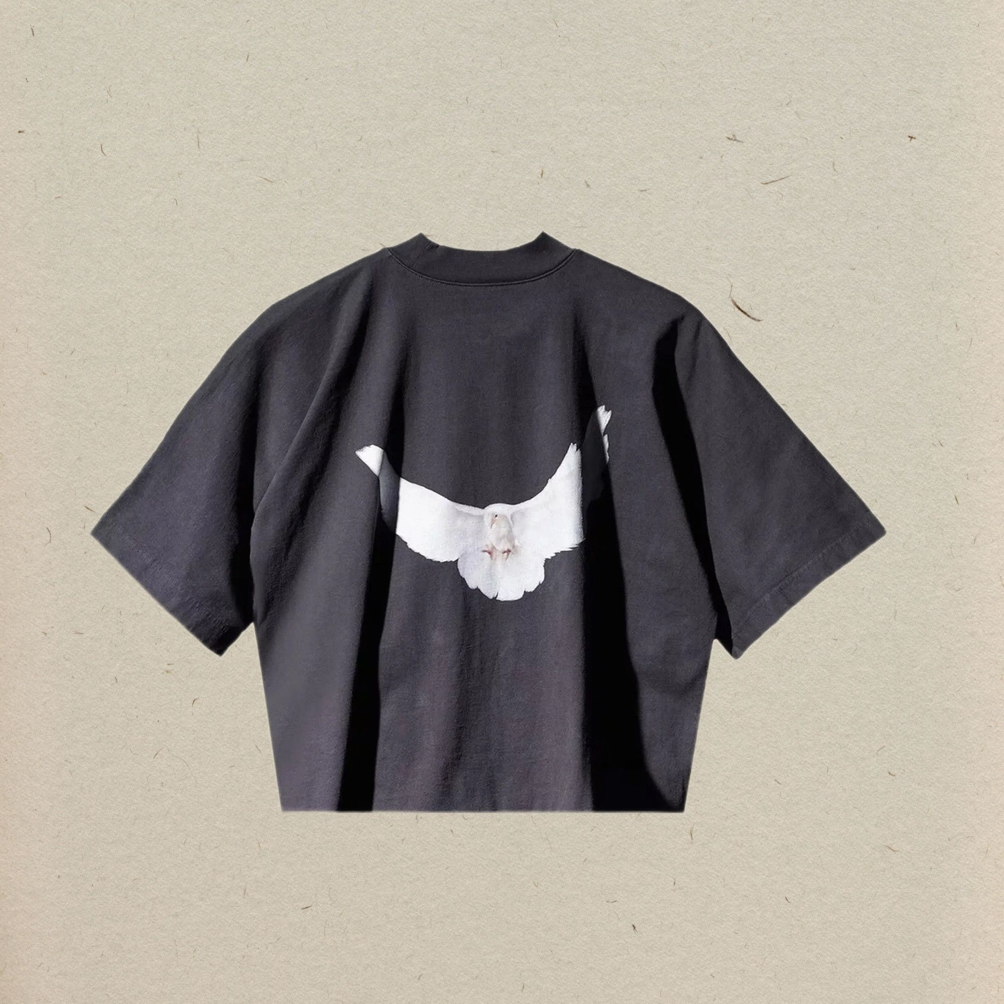 Balenciaga Balenciaga Yeezy Gap Cropped No Seam Dove Tee | Grailed