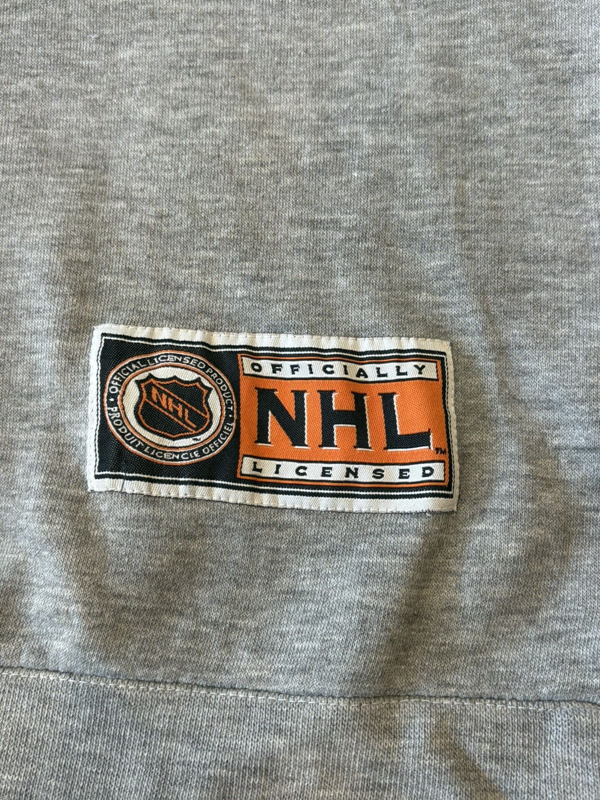 NHL Vintage 90 s Mighty Ducks NHL V-neck Sweatshirt Size US L / EU 52-54 / 3 - 4 Thumbnail