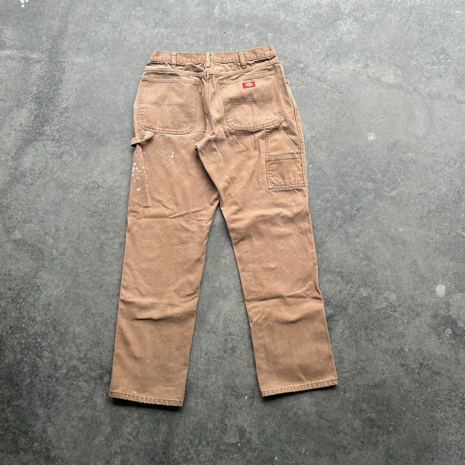 Dickies Vintage Brown Dickies Carpenter Pants Men 34X34 Workwear Uti Size US 34 / EU 50 - 1 Thumbnail