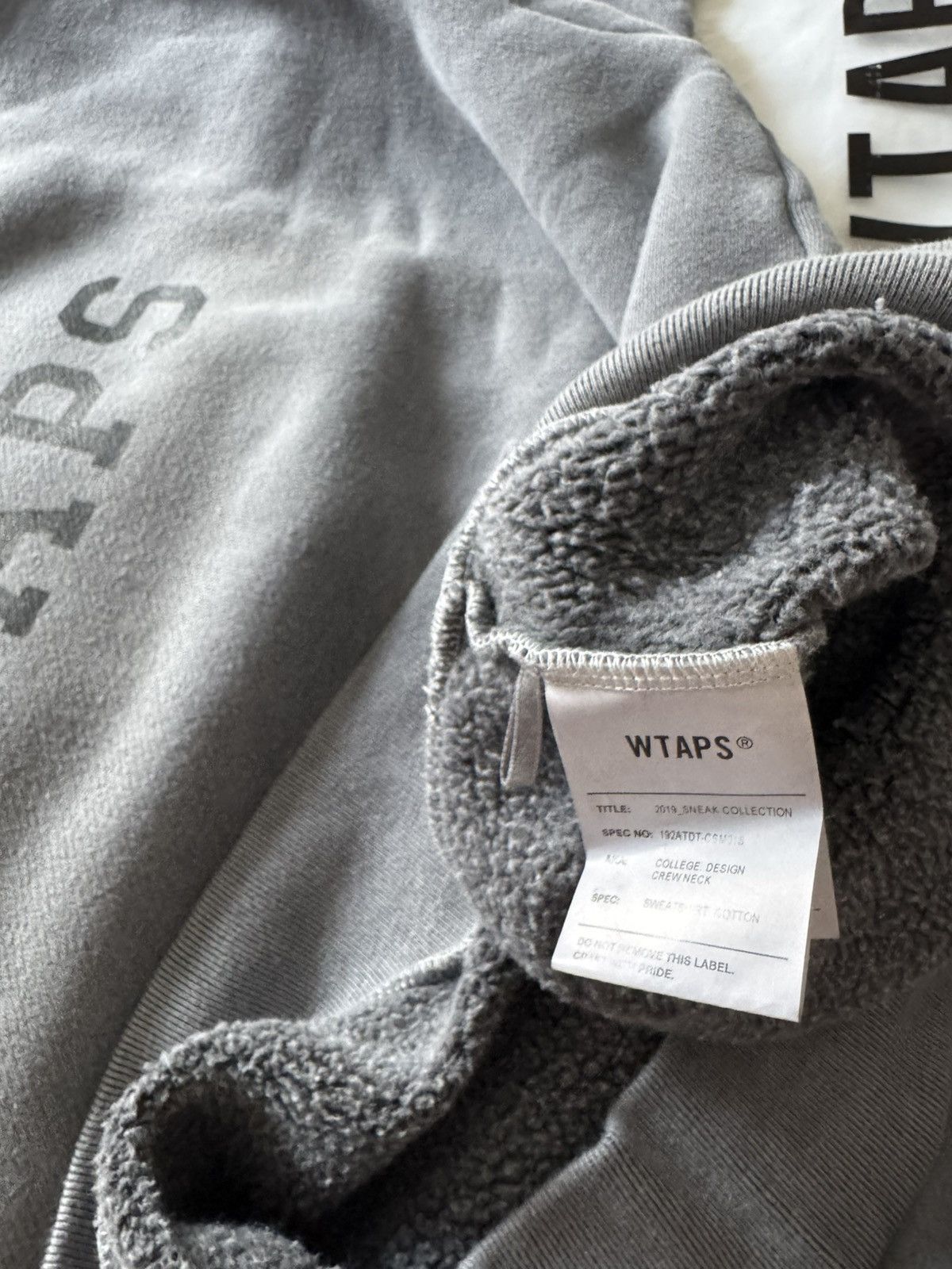 Wtaps WTAPS College Design Crew Sweat Size US L / EU 52-54 / 3 - 5 Thumbnail