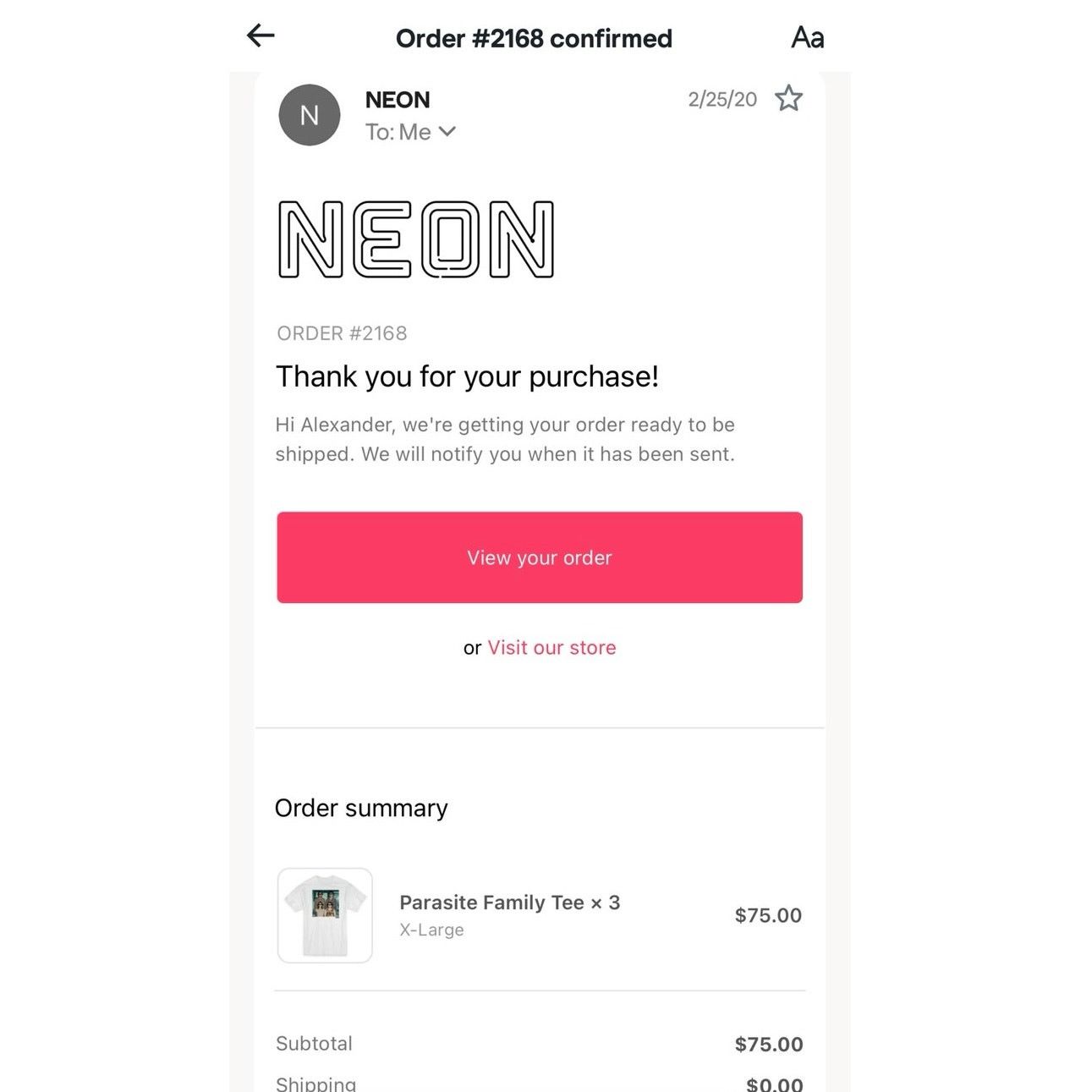 Vintage 2020 Neon Parasite Official Merch Promo T-shirt Bong Joon Ho Size US XL / EU 56 / 4 - 4 Thumbnail