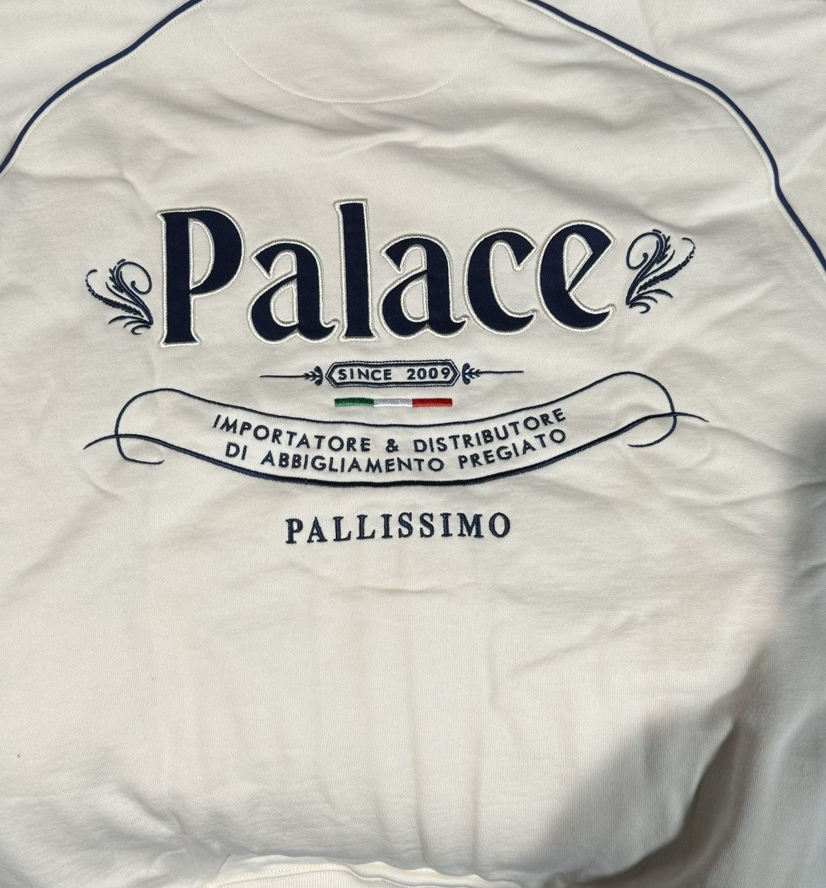 Palace Palace Italia Zip Funnel Soft White Size US XL / EU 56 / 4 - 9 Thumbnail