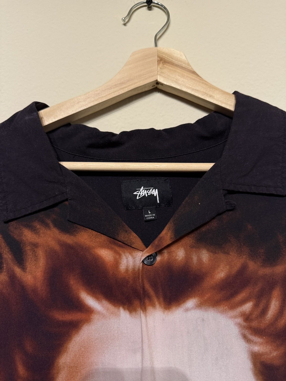 Stussy Stussy Screaming Rayon Shirt Size US L / EU 52-54 / 3 - 3 Thumbnail