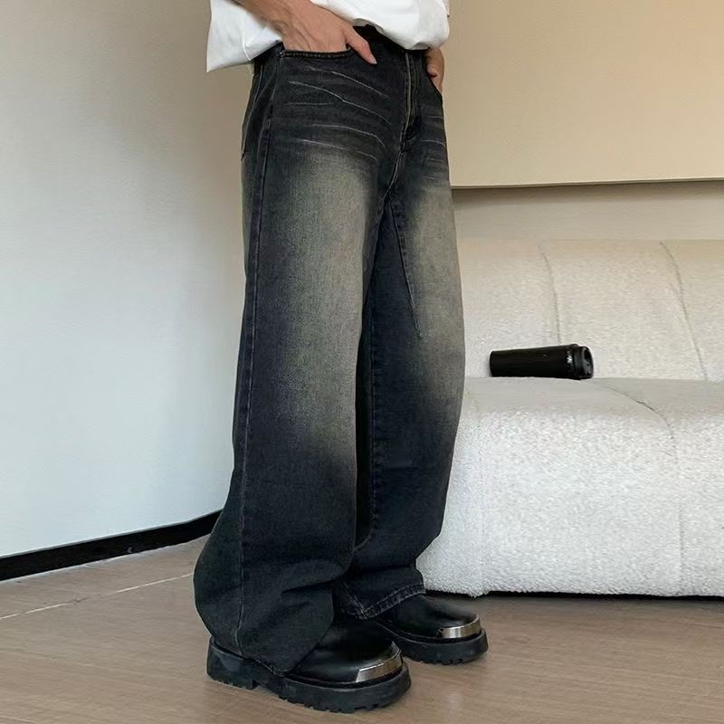 Japanese Brand × Jean Black washed street vintage gradient jeans y2k Size US 32 / EU 48 - 3 Thumbnail