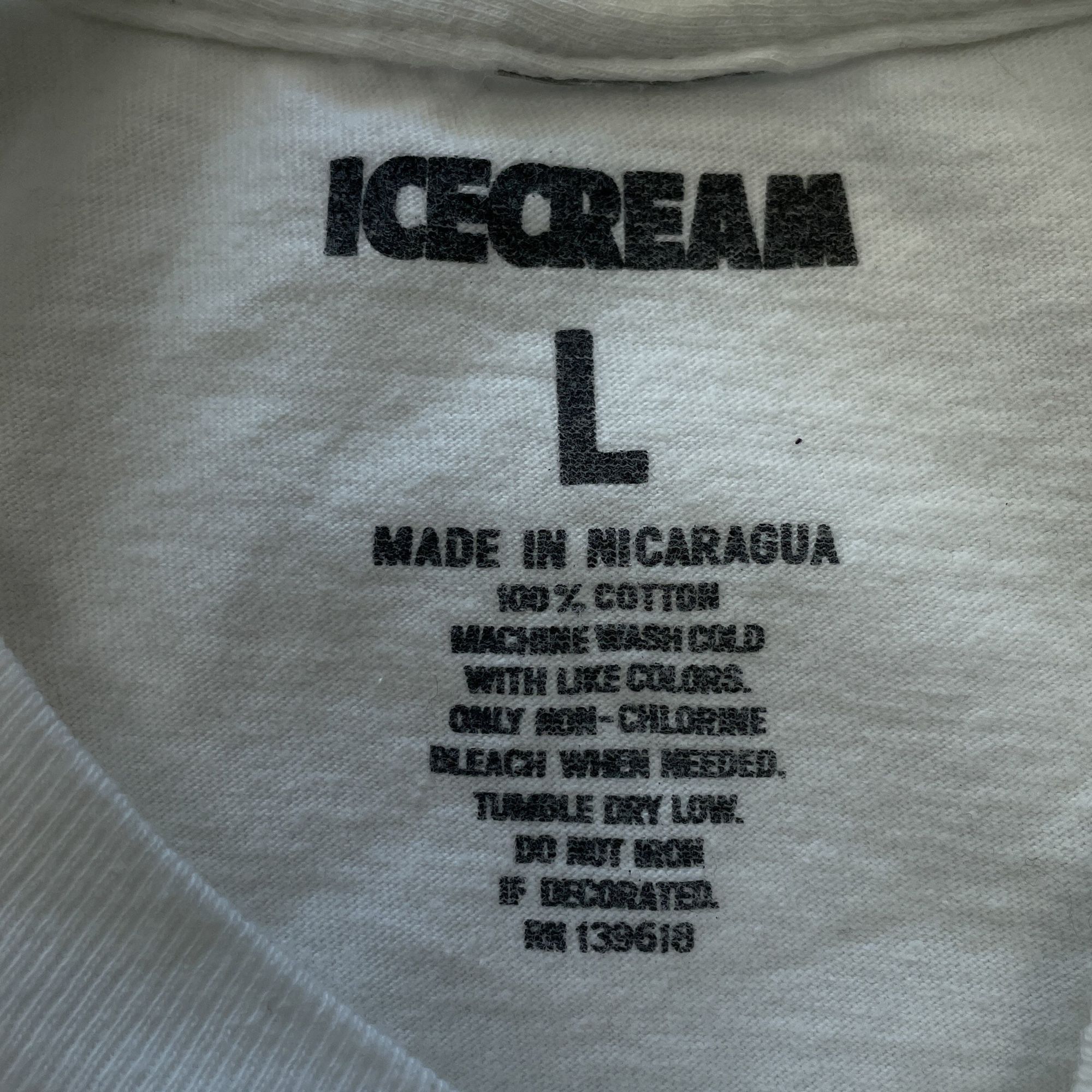 Icecream Pre-Owned Ice Cream Cone White T-Shirt - Size Large Size US L / EU 52-54 / 3 - 3 Thumbnail