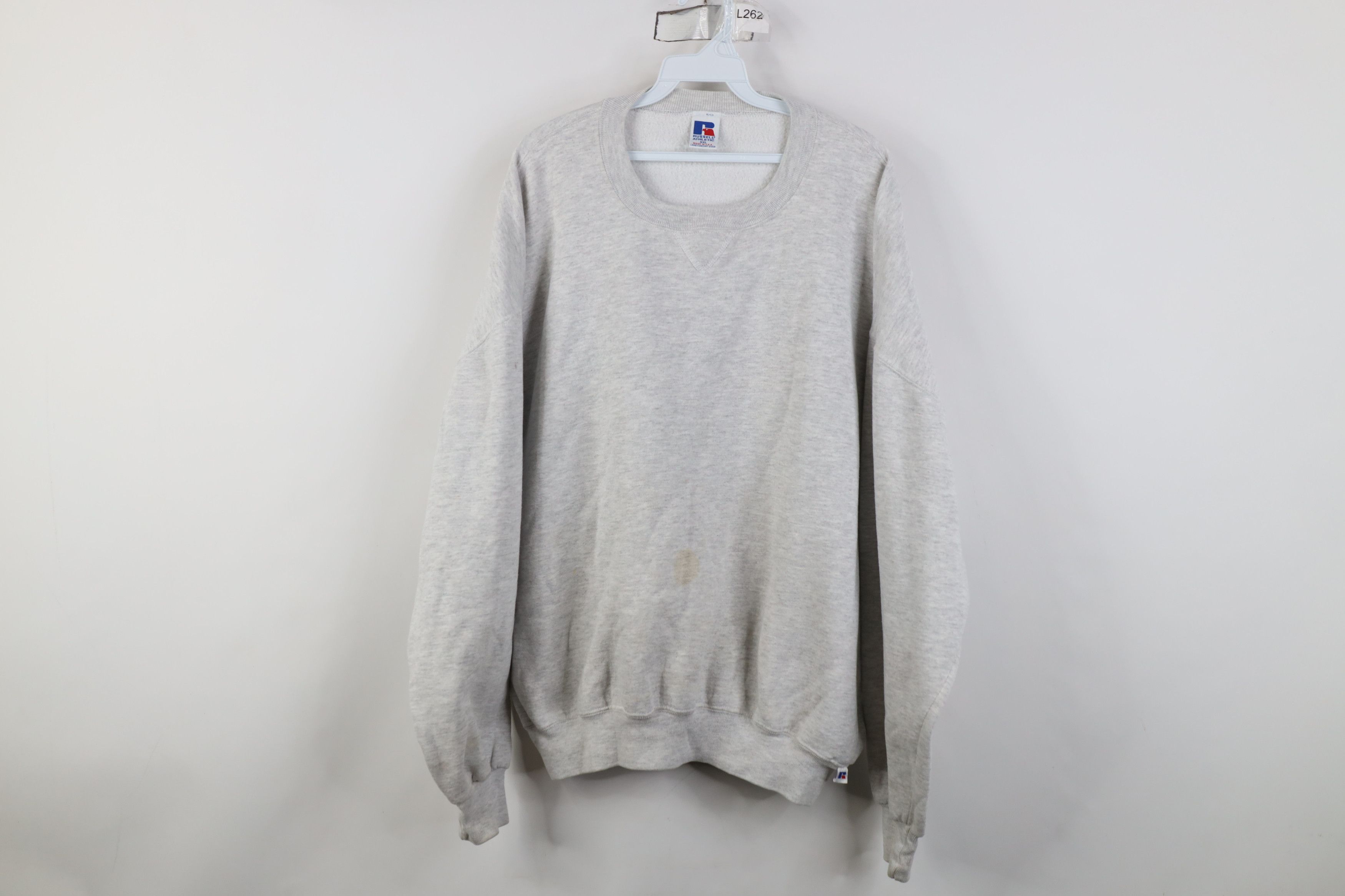 Russell Athletic Vintage 90s Russell Athletic Crewneck Sweatshirt Gray USA Size US XXL / EU 58 / 5 - 1 Thumbnail