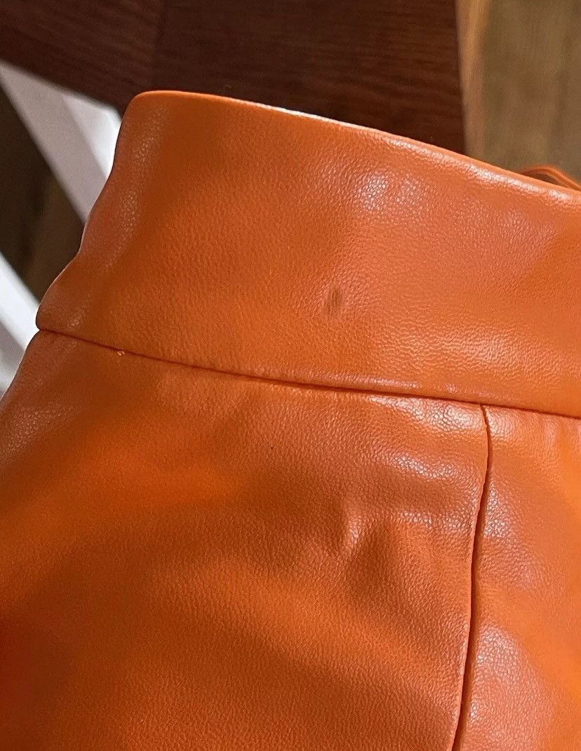 Aleksandre Akhalkatsishvili aleksandre akhalkatsishvili Leather Pants Orange Size XS Size 25" / US 0 / IT 36 - 8 Thumbnail