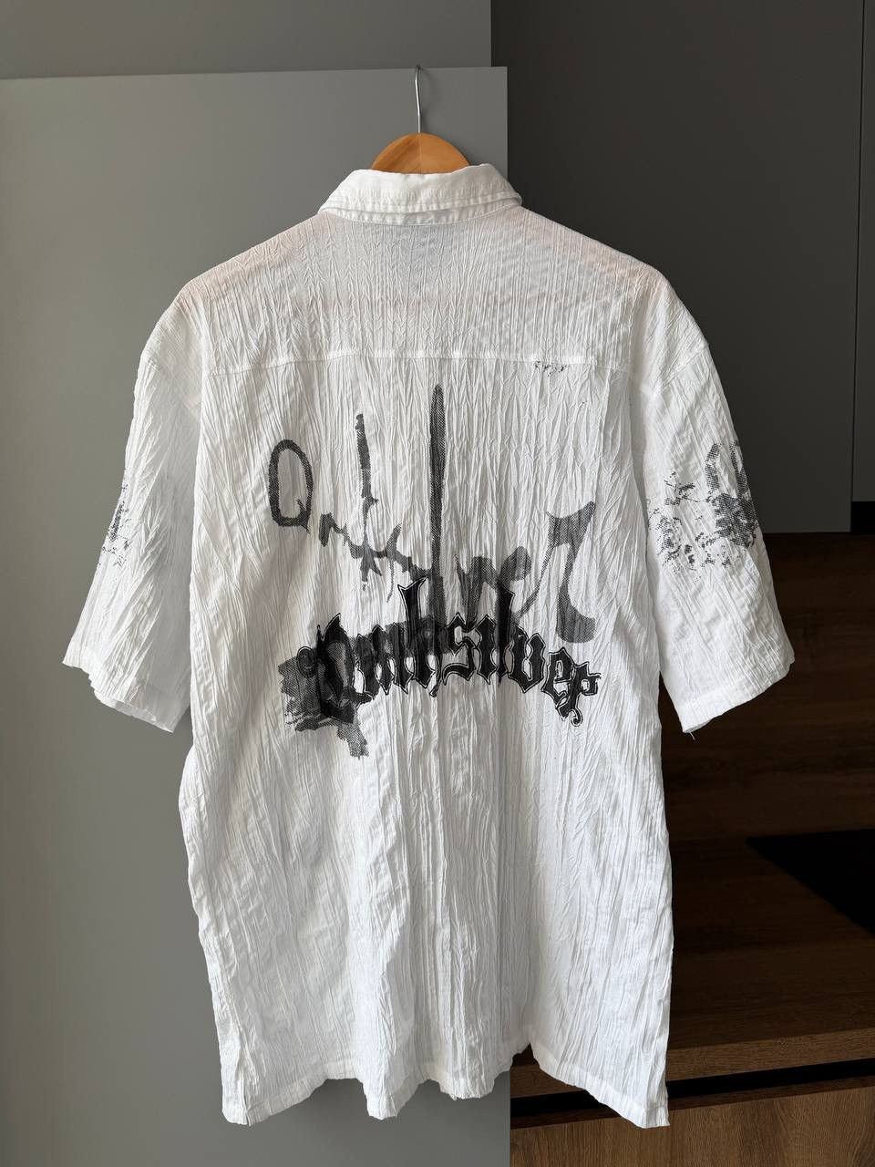 Quiksilver 90s Vintage Quicksilver Striped Crewneck Button Up Shirt Size US XXL / EU 58 / 5 - 4 Thumbnail