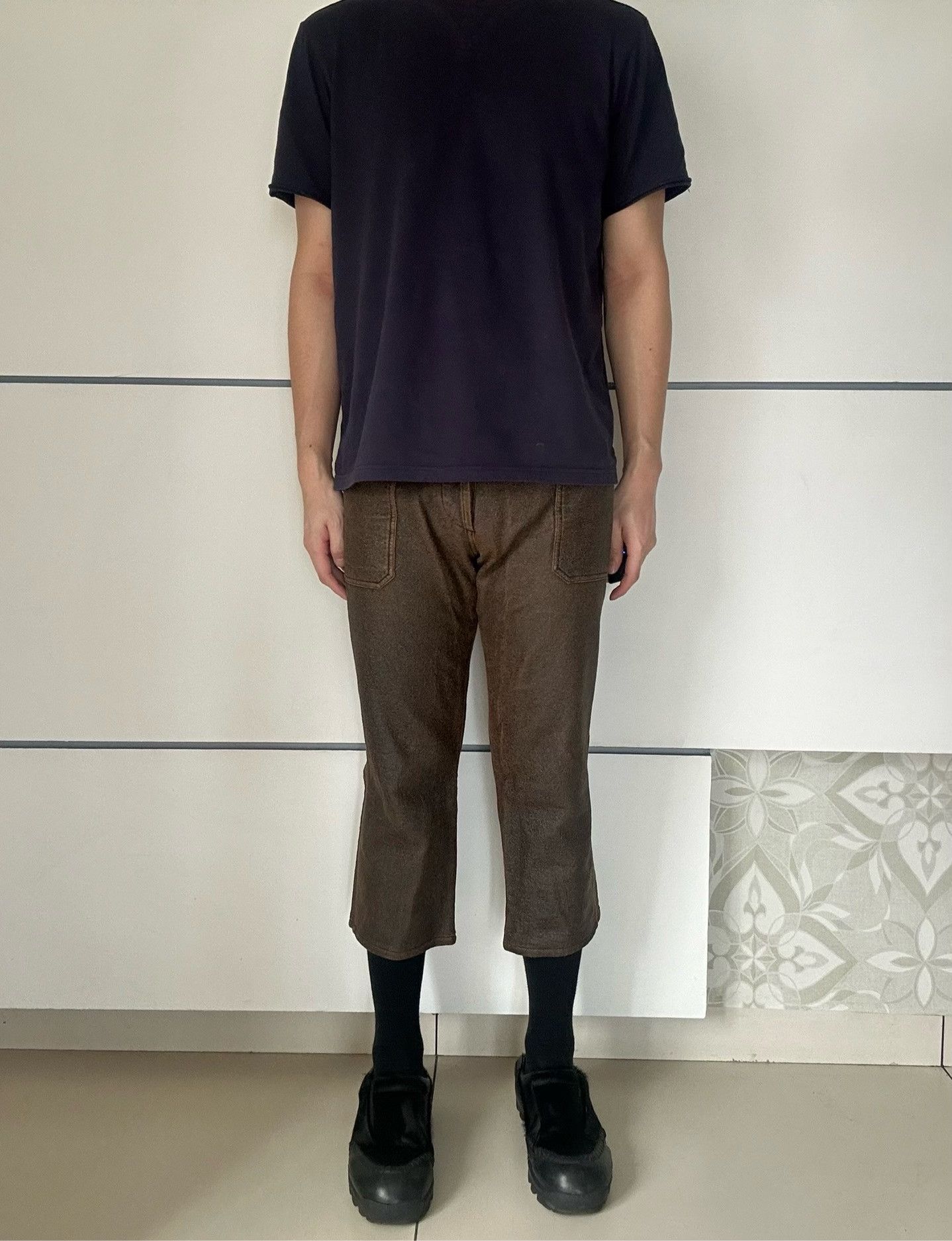Maison Margiela Maison Margiela Ori.Batch Wax-coated 7/10 pants| Size US 30 / EU 46 - 9 Thumbnail