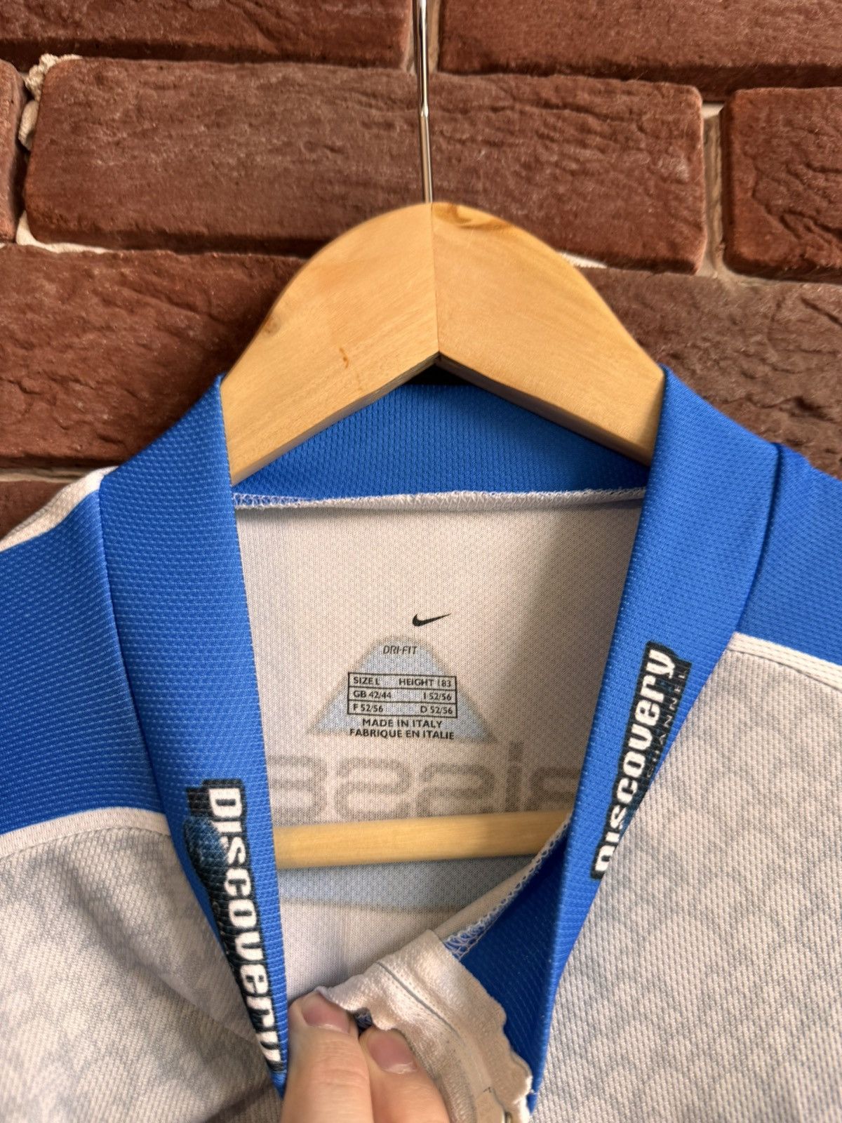 Nike rare 00s Nike Trek Team Discovery Channel Cycling Jersey Size US L / EU 52-54 / 3 - 7 Thumbnail
