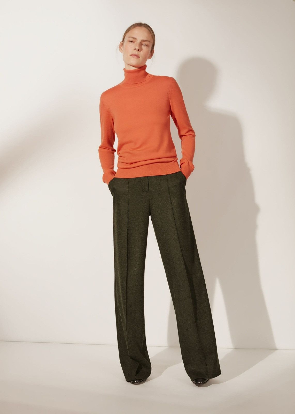 Loro Piana o1srvl11e0424 Sweater in Orange Size XL / US 12-14 / IT 48-50 - 2 Thumbnail