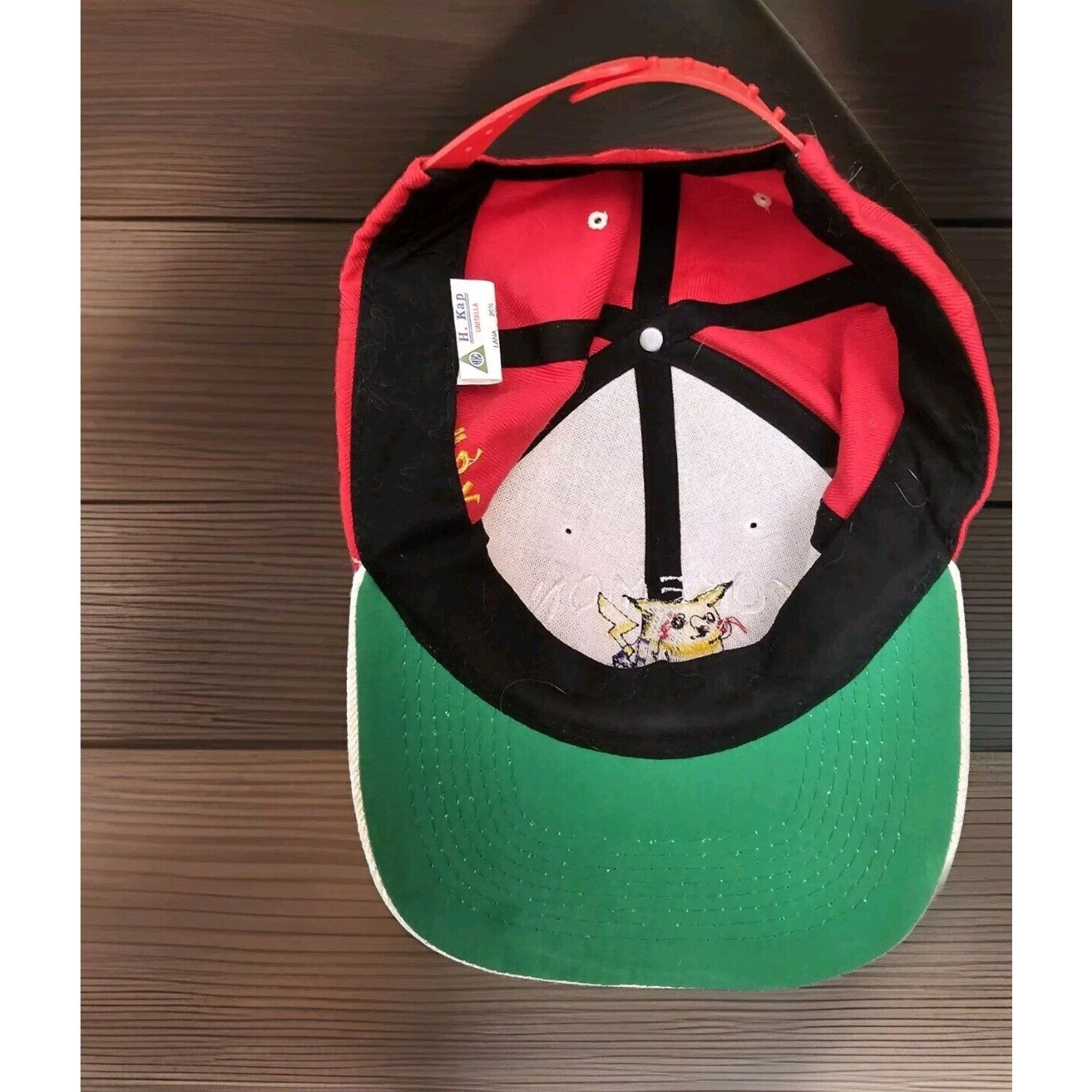 Poeme Bohemian Pokemon Cheek Pikachu Wool-Blend Adjustable Baseball Cap Size ONE SIZE - 3 Thumbnail