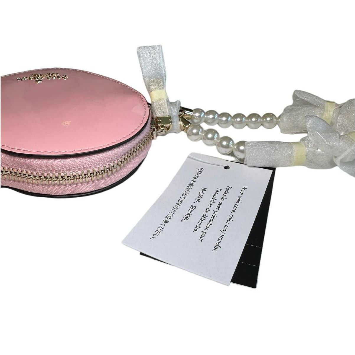 Kate Spade Kate Spade Love Shack 3d Heart Wristlet in Tea Rose Size ONE SIZE - 4 Thumbnail