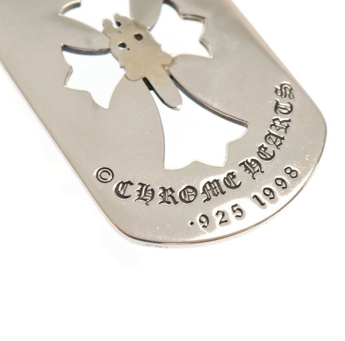 Chrome Hearts Chrome Hearts Large Cross Dagger Dog Tag Necklace Size ONE SIZE - 11 Thumbnail