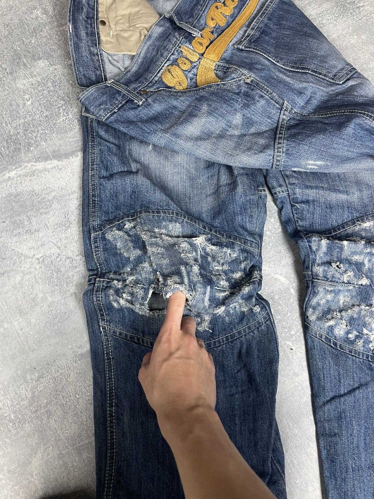 G-Star Vintage baggy big logo G Star Raw Elwood carter embro jeans Size US 32 / EU 48 - 12 Thumbnail