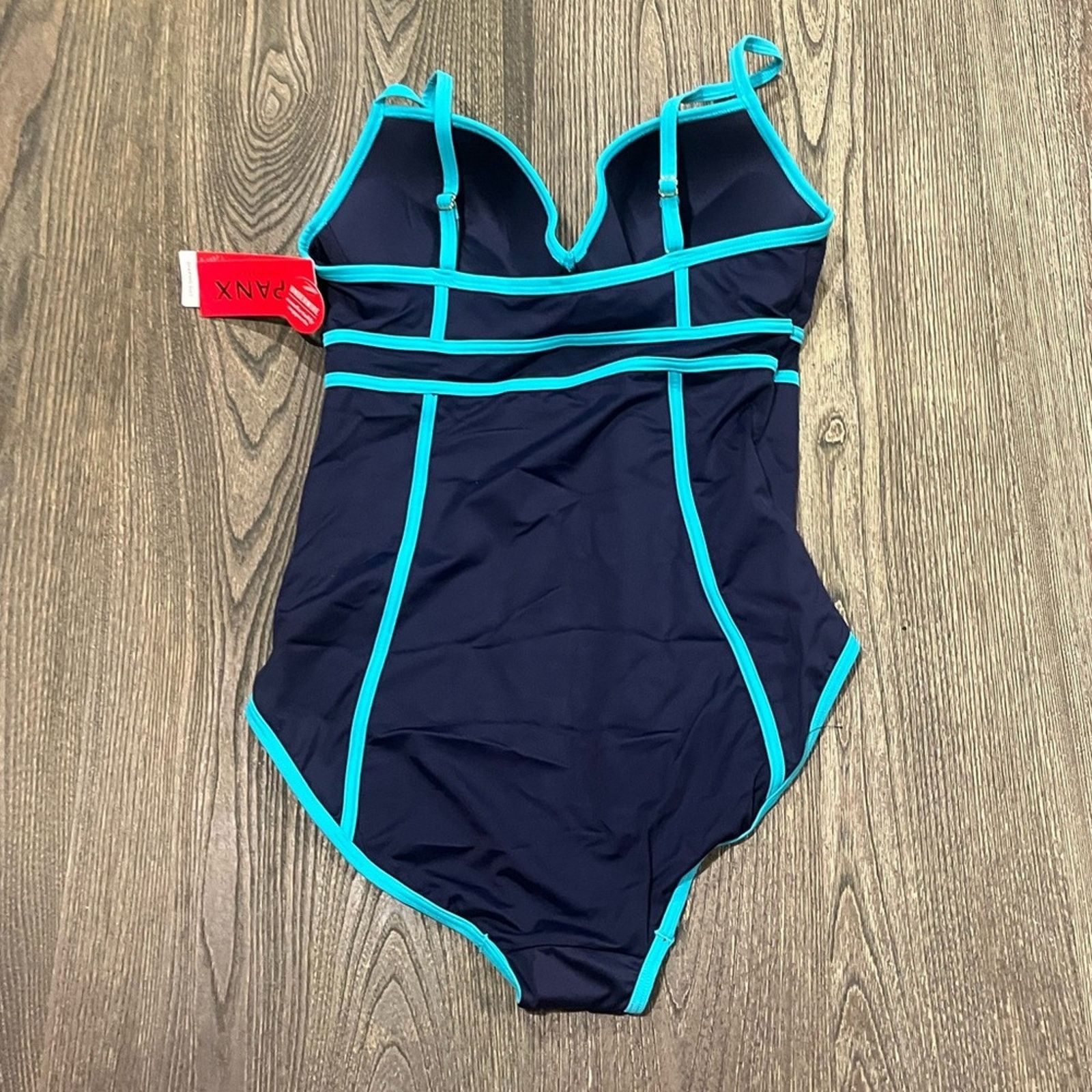 Spanx NWT SPANX Sweetheart One Piece Swimsuit Underwire Blue Sz 12 Size XL / US 12-14 / IT 48-50 - 6 Thumbnail