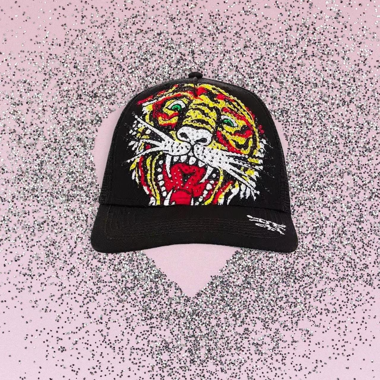 Ed Hardy Ed Hardy Rhinestone Tiger Trucker Hat Size ONE SIZE - 1 Thumbnail