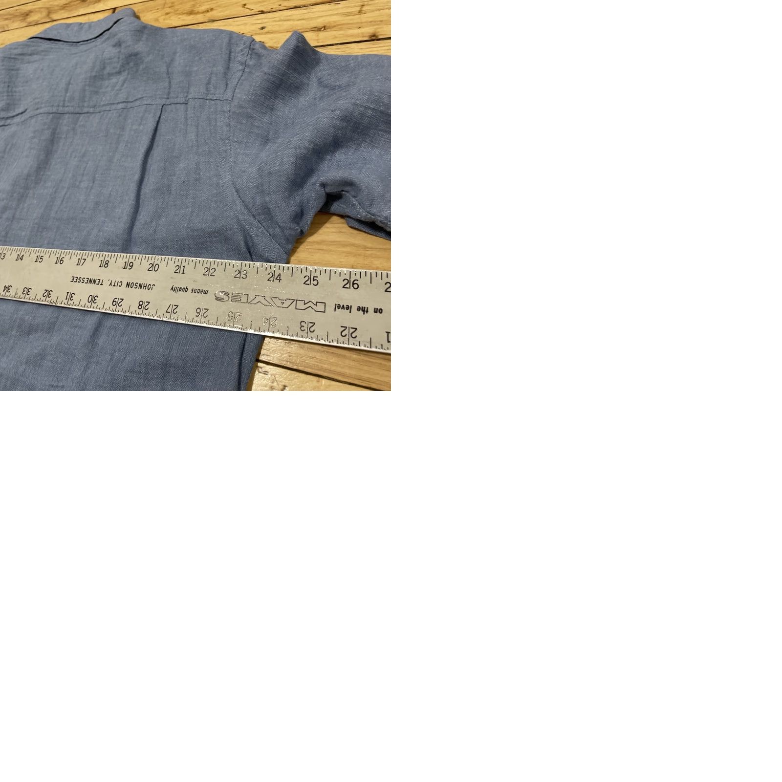 Club Room VINTAGE Club Room Blue Linen Button Shirt Men L Short Sleeve Casual L Blue Linen Button-Up Club Room Men Shirt Casual Preppy Summer 90s Size US L / EU 52-54 / 3 - 11 Thumbnail