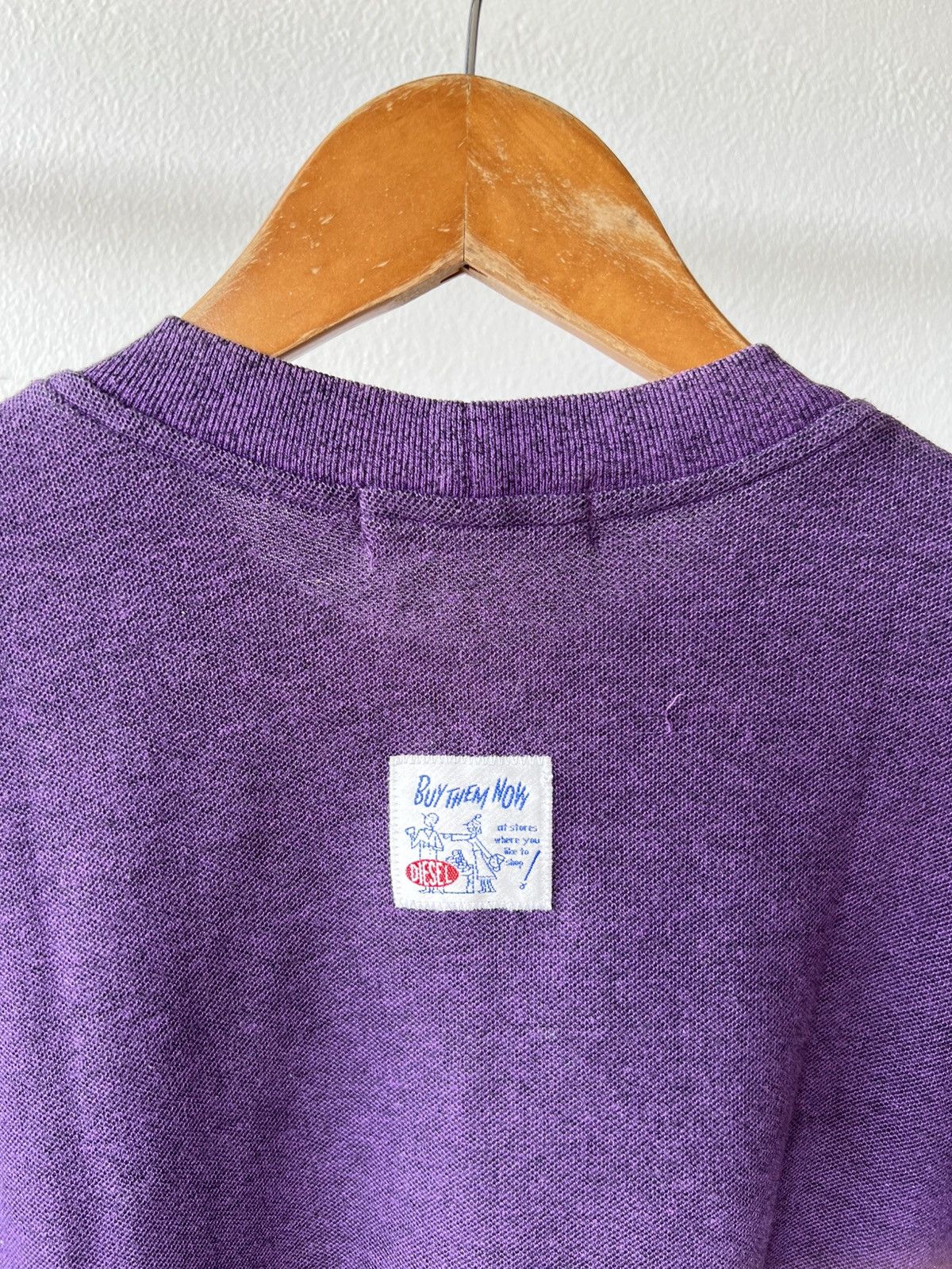 Diesel × Vintage Thrashed 90s Diesel Distressed Tee Size US M / EU 48-50 / 2 - 5 Thumbnail