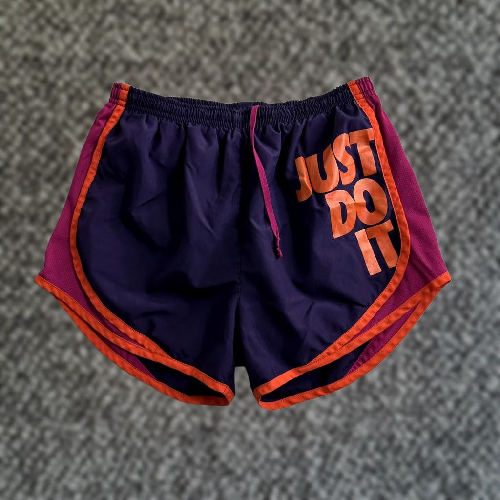 Nike Nike Womens Dri-Fit Running Shorts - Size Small - Purple Pink Orange - Athletic Wear Size 28" / US 6 / IT 42 - 1 Thumbnail