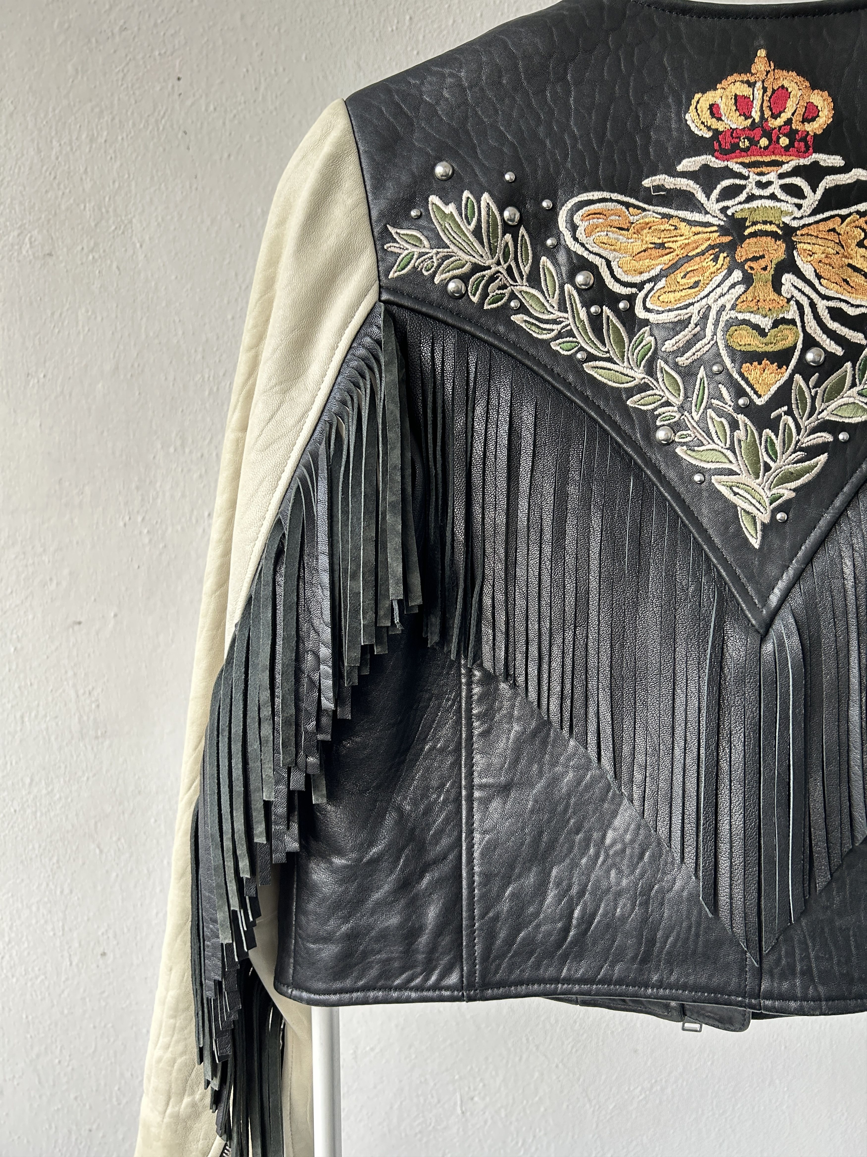 Isabel Marant Isabel Marant fringed embroidered studded lambskin jacket Size S / US 4 / IT 40 - 10 Thumbnail