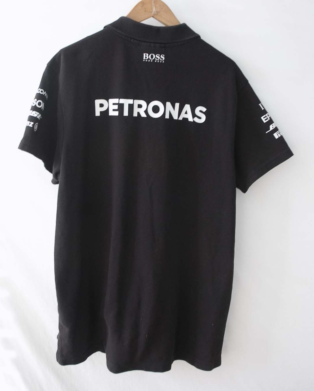 Formula 1 Mercedes AMG Petronas Formula One Team Polo Size XL Black Size US XL / EU 56 / 4 - 5 Thumbnail