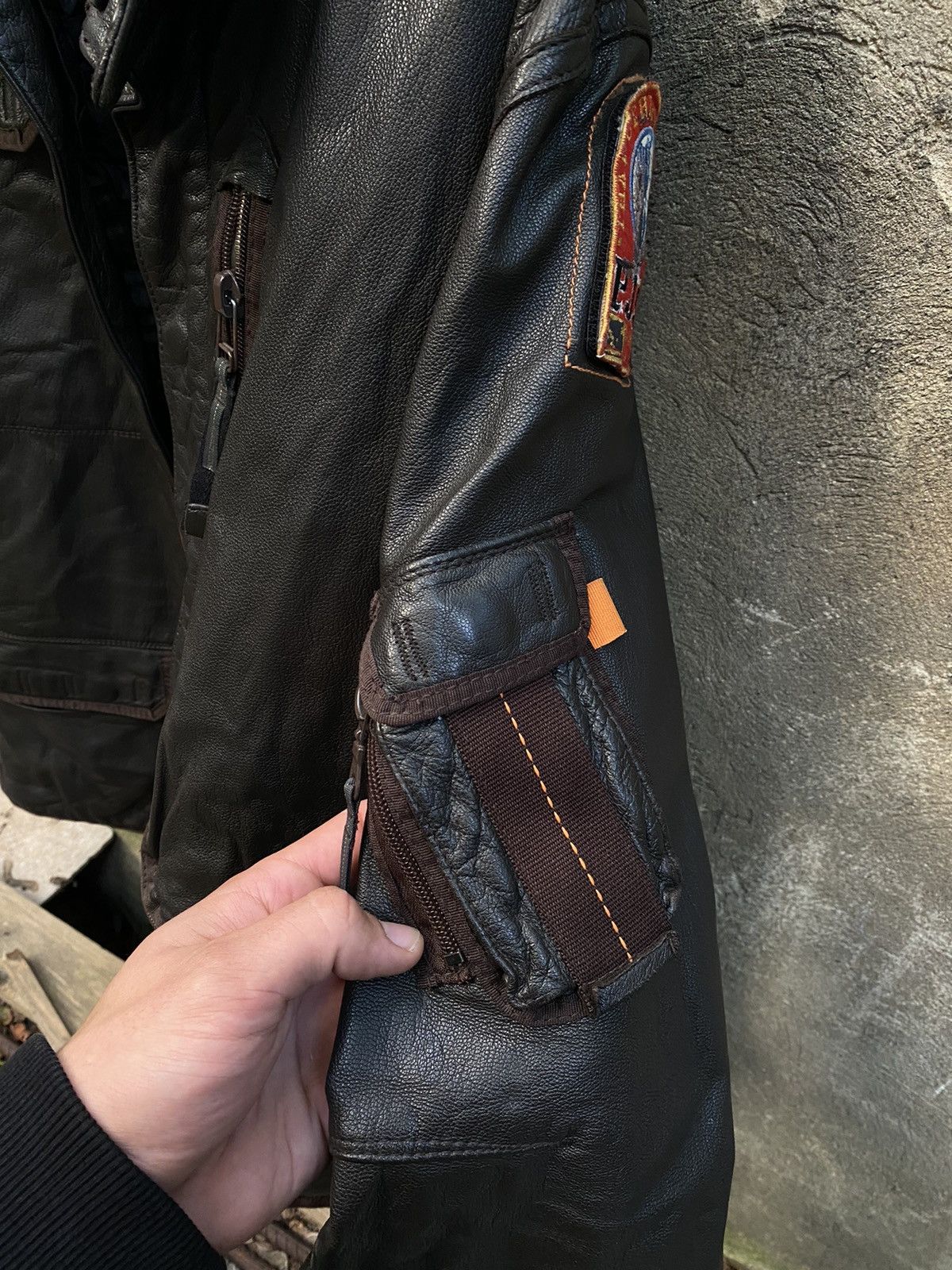Parajumpers Parajumpers Leather Multipocket Insulated Jacket Size US L / EU 52-54 / 3 - 16 Thumbnail