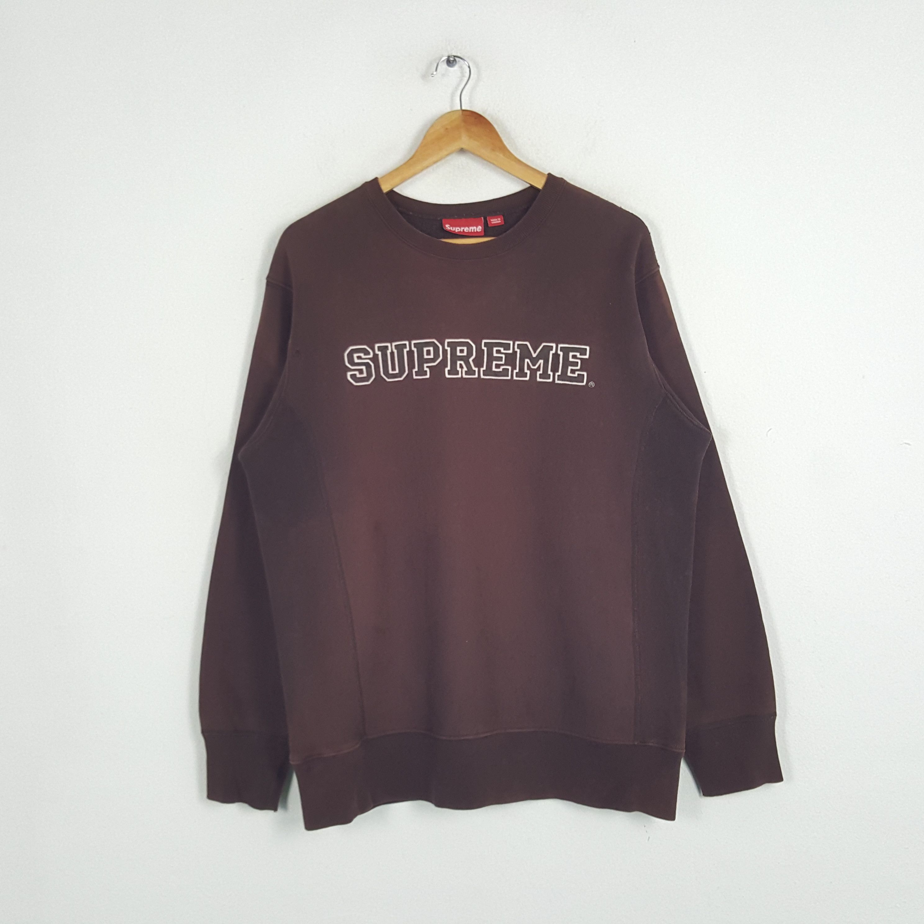 Supreme Vintage Supreme American Skate Style Sweatshirt Size US L / EU 52-54 / 3 - 1 Thumbnail