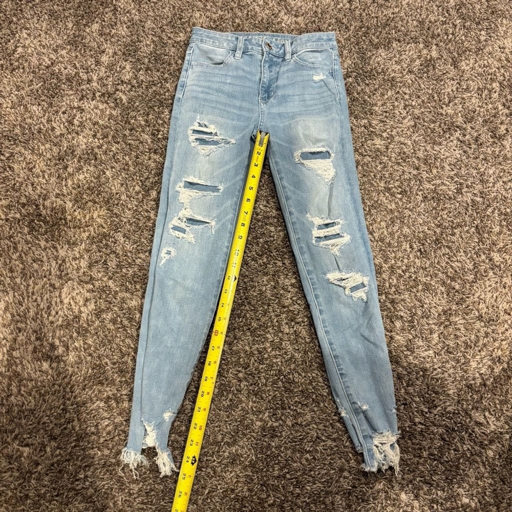 American Eagle Outfitters Women’s American Eagle Super Hi Rise Jegging Jeans Size 24" / US 00 / IT 34 - 10 Thumbnail