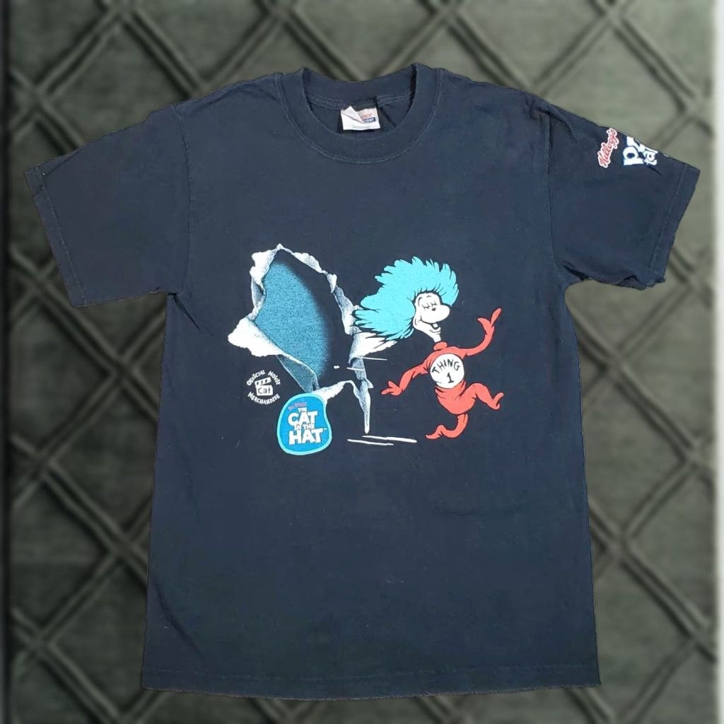 Vintage VINTAGE Dr. Seuss’ The Cat in the Hat Pop Tarts Movie Promo Shirt Small Size US S / EU 44-46 / 1 - 1 Thumbnail