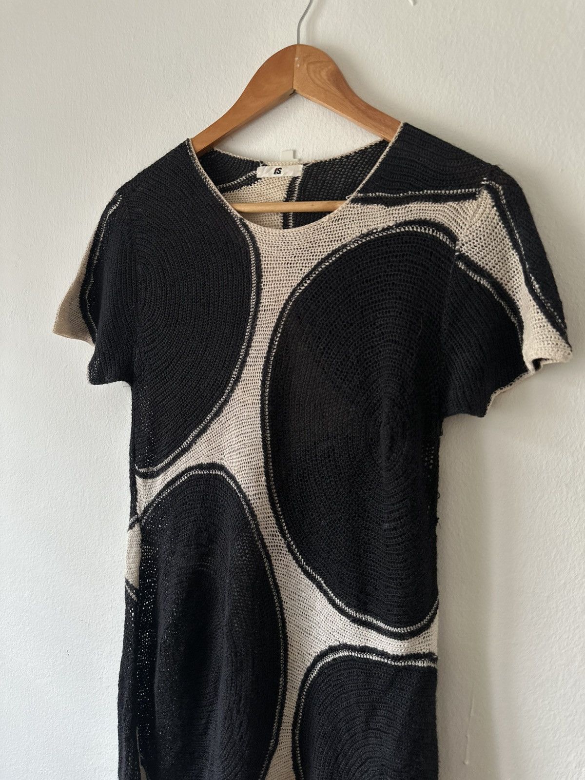 Issey Miyake Issey Miyake Knit Spiral Circle Midi Dress Size M / US 6-8 / IT 42-44 - 2 Thumbnail