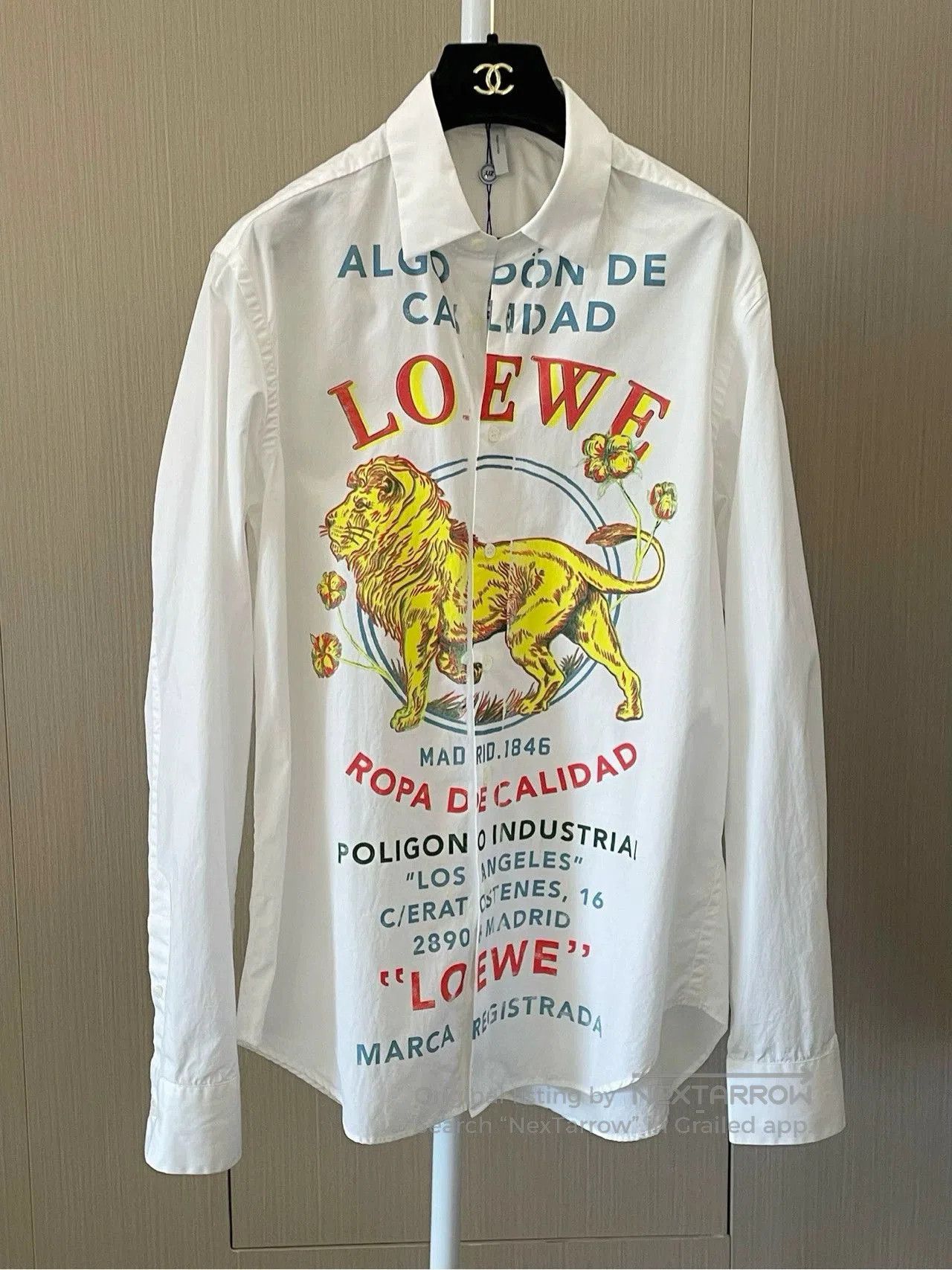 Loewe Loewe Men's Lion Print Shirt. Size US M / EU 48-50 / 2 - 1 Thumbnail