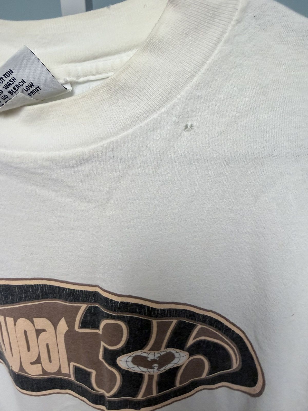 Wu-Tang Clan Vintage 90s Wu Wear Globe Tee Size Large Size US L / EU 52-54 / 3 - 6 Thumbnail