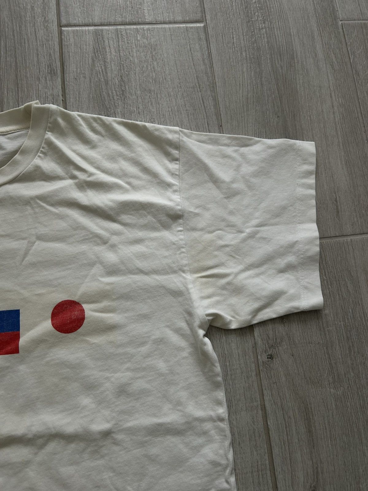 Gosha Rubchinskiy Gosha Rubchinskiy Triple Flag White T-shirt Size US M / EU 48-50 / 2 - 3 Thumbnail