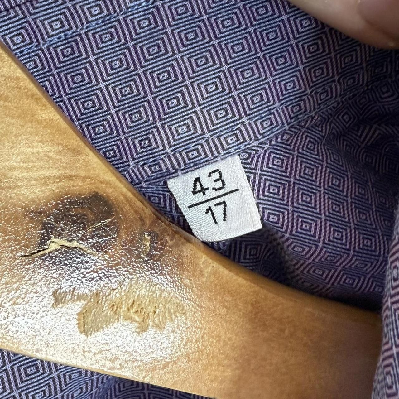 Versace Versace Purple Button Up Shirt Size US XL / EU 56 / 4 - 7 Thumbnail