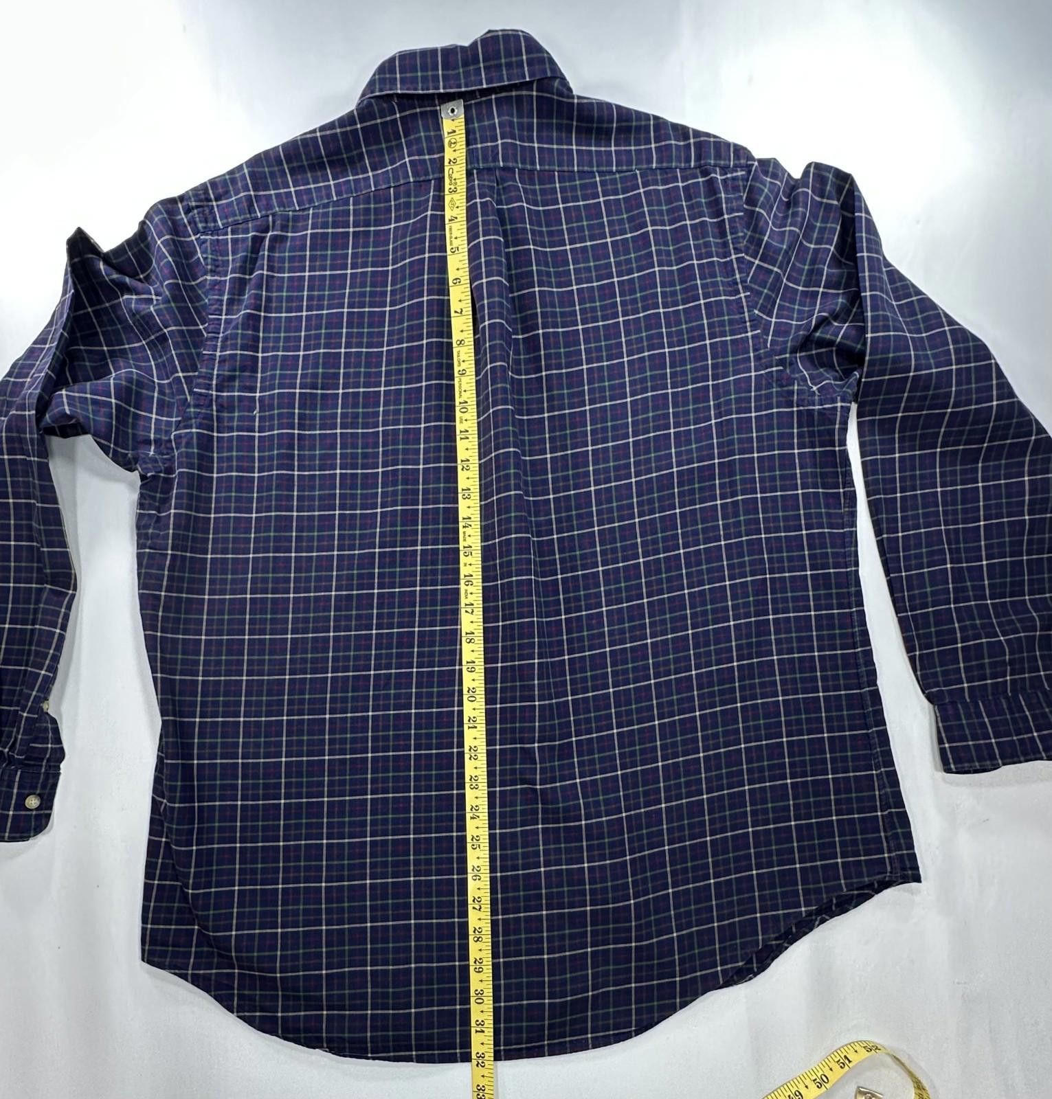 Lauren Ralph Lauren Ralph Lauren Plaid 100% Cotton Button Up Blue/Red Mens XL Size US XL / EU 56 / 4 - 3 Thumbnail