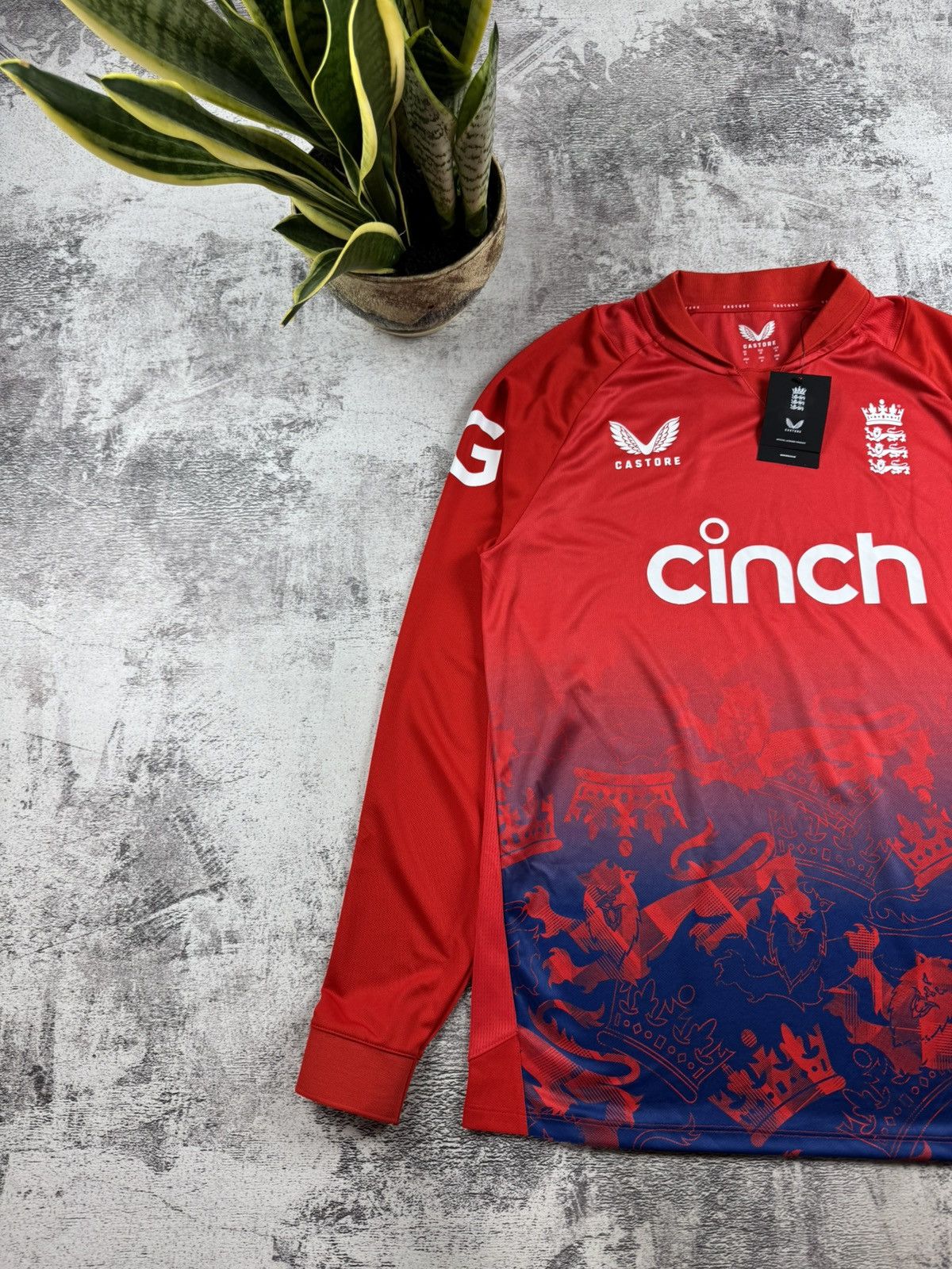 Vintage NEW England Cricket 2023 Men’s Medium Memorabilia Long sleeve Jersey T Shirt Tee Size US M / EU 48-50 / 2 - 2 Thumbnail
