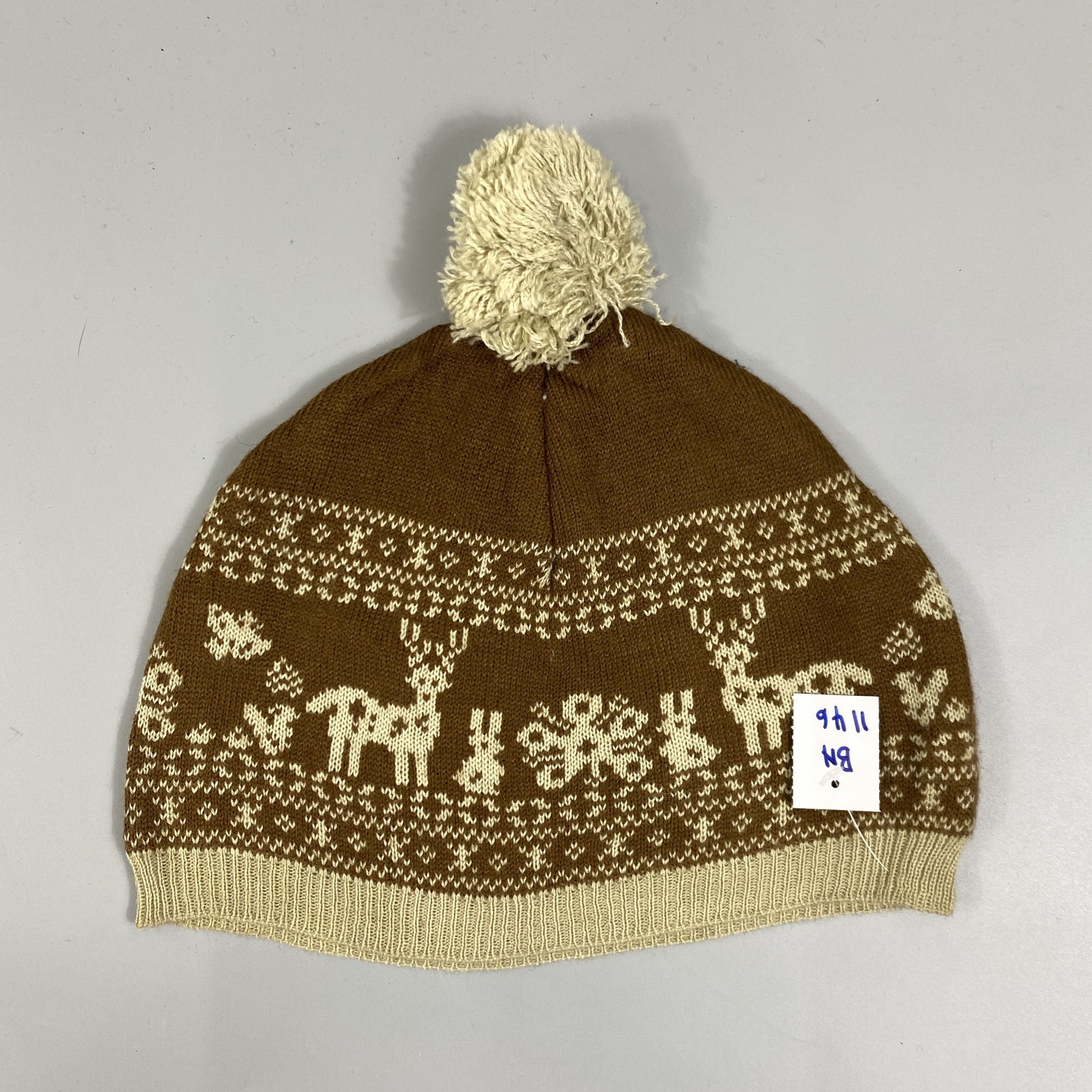 Japanese Brand Deer Winter Snow Cap Beanie Hat -BN1146 Size ONE SIZE - 6 Thumbnail