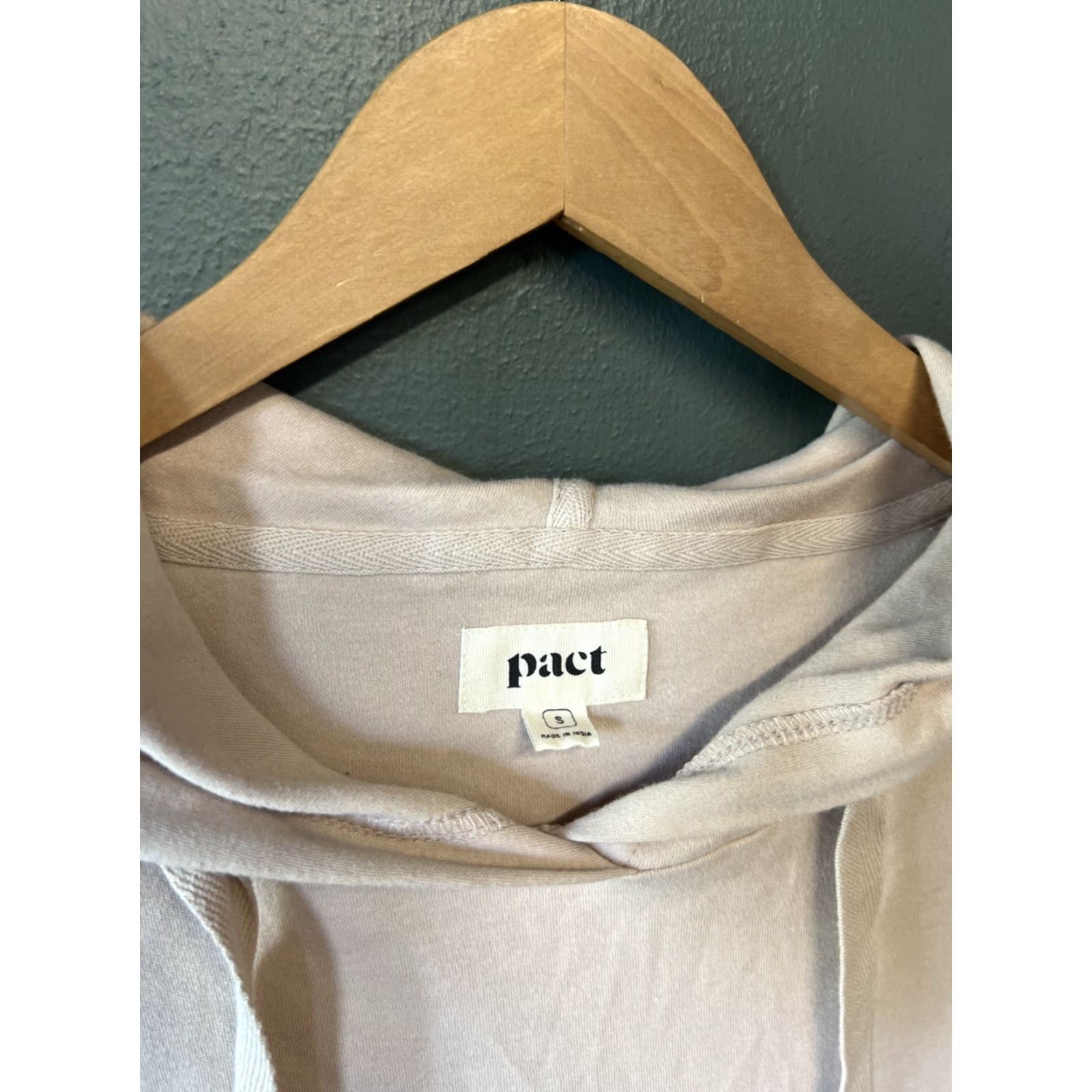 Vintage Pact Beige Sleeveless Hoodie Pullover Women S Small Activewear Pullover Size S / US 4 / IT 40 - 2 Thumbnail