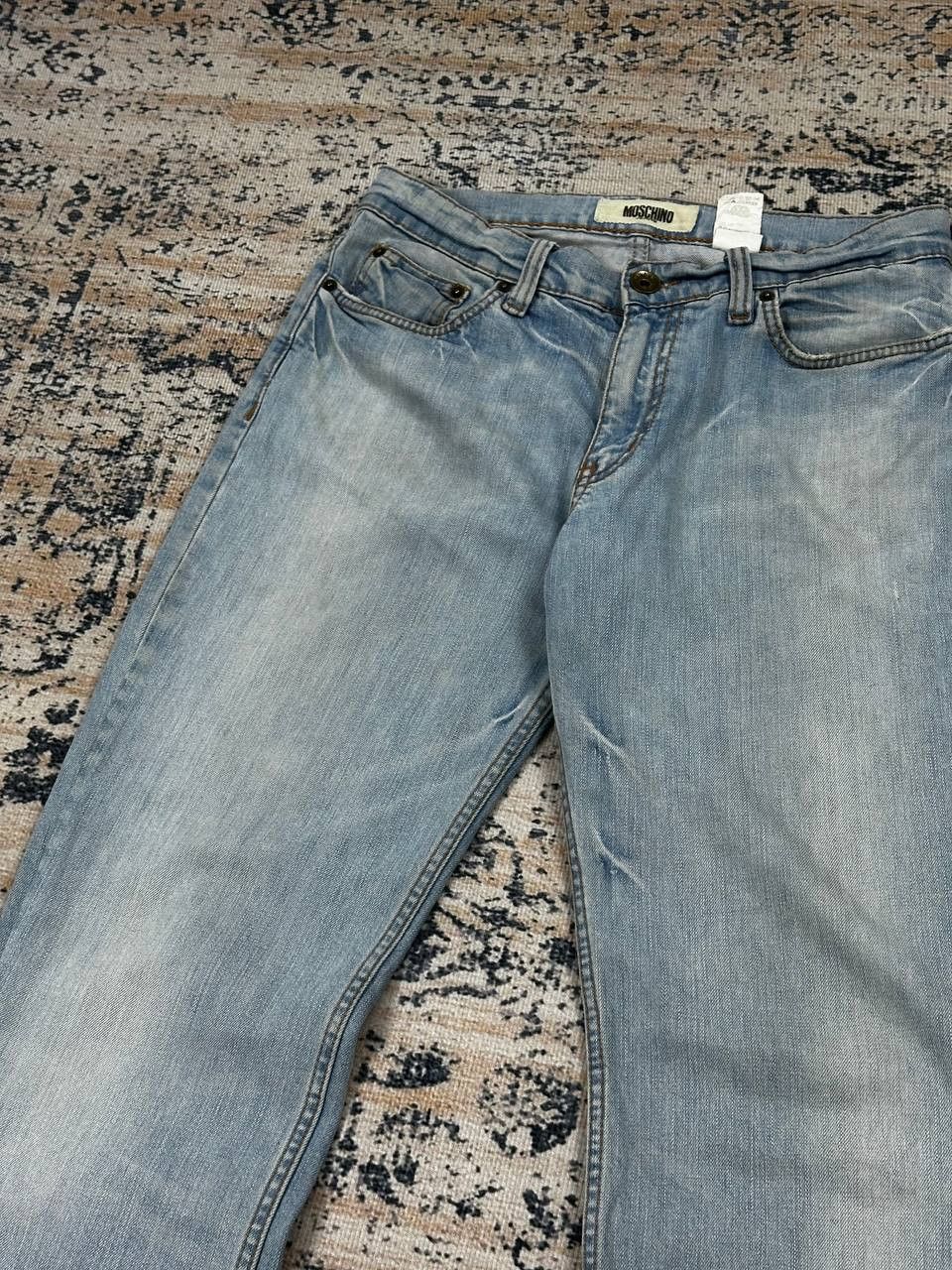 Moschino × Vintage Vintage Love Moschino Jeans Distressed Denim Pants 00s Size US 32 / EU 48 - 5 Thumbnail