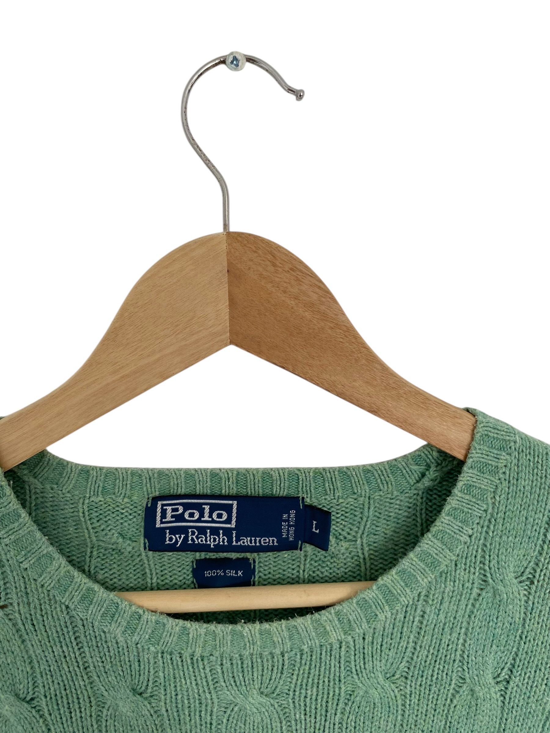 Polo Ralph Lauren × Ralph Lauren 100% silk jumper Size US L / EU 52-54 / 3 - 5 Thumbnail