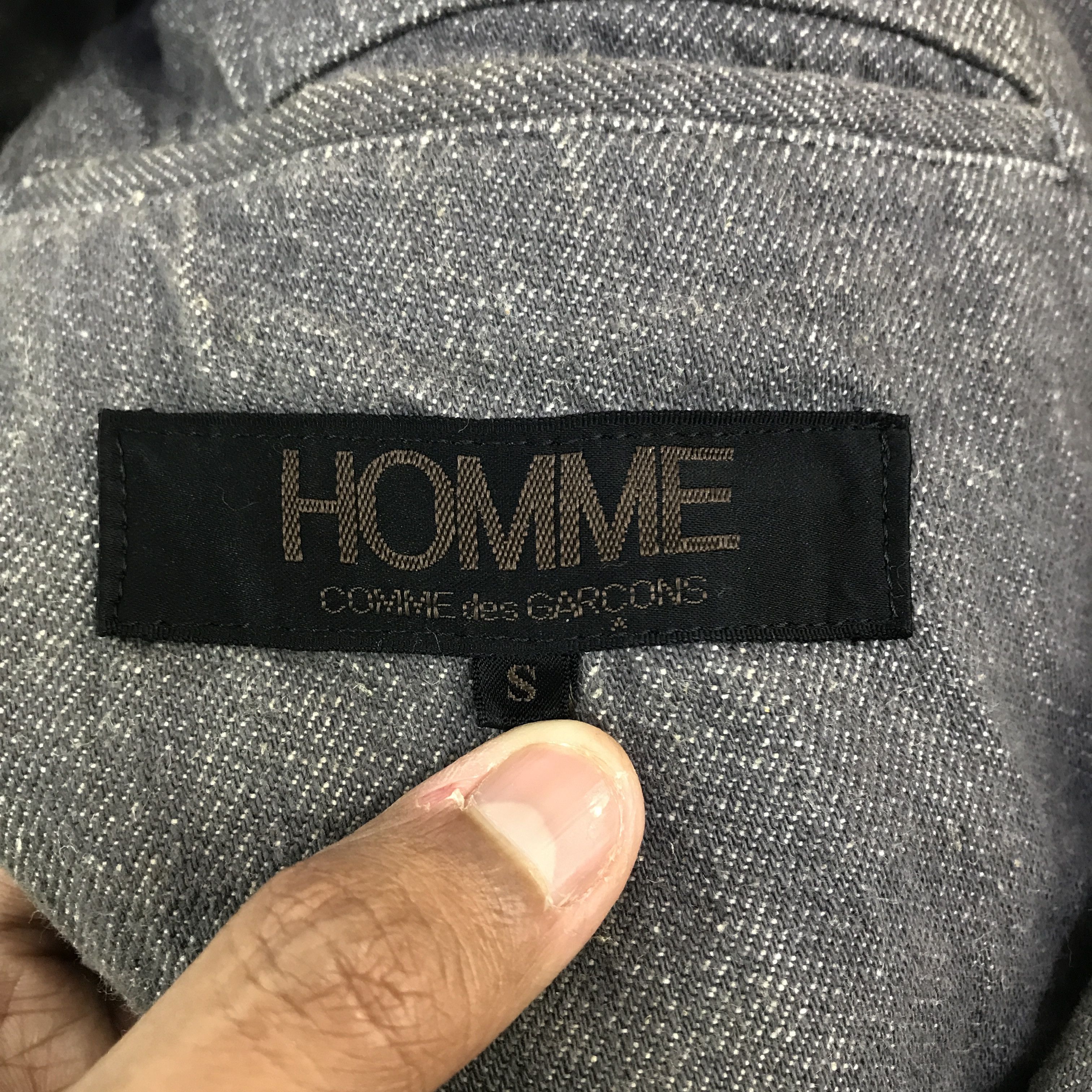 Comme des Garcons Homme Vintage Comme Des Garcons Homme Faded Jacket K115B1 Size US S / EU 44-46 / 1 - 14 Thumbnail