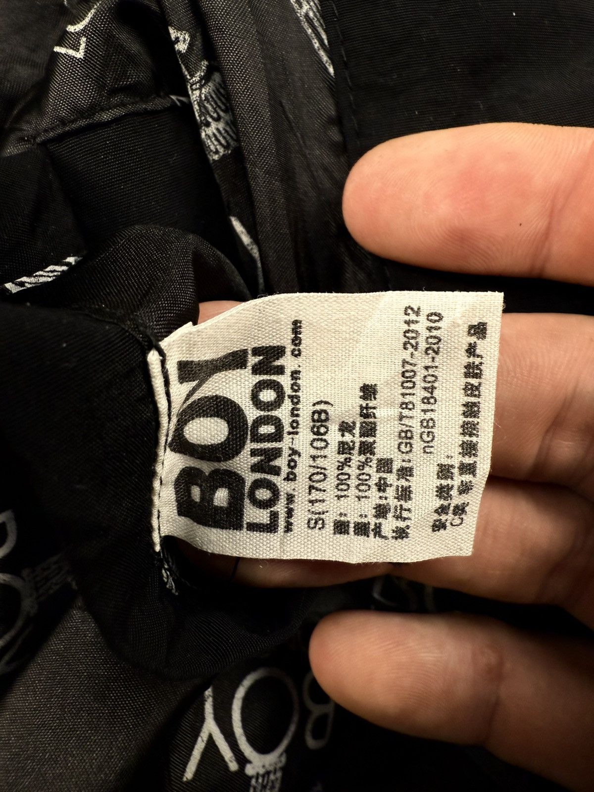 Boy London BOY London Black Coach Jacket Logo Print Size S Size US S / EU 44-46 / 1 - 8 Thumbnail