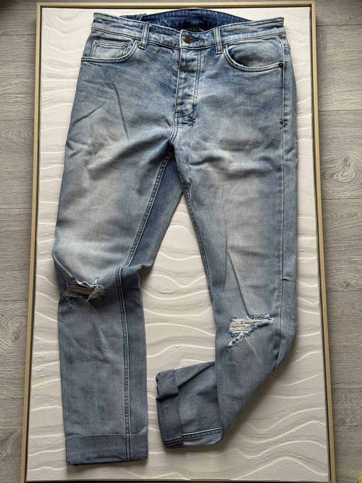Ksubi Ksubi Chitch Jeans Distressed Size US 32 / EU 48 - 2 Thumbnail