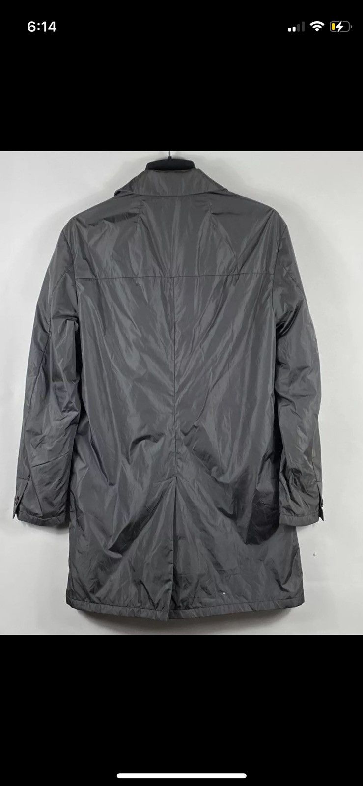 Prada Prada Autumn/Winter 2011 Nylon Overcoat Black Size 48 Men's Size US M / EU 48-50 / 2 - 3 Thumbnail