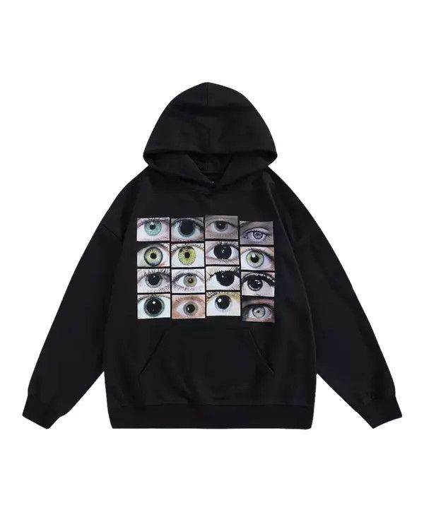 VIBE Streetwear Hip Hop Harajuku Eye Drug Sweatshirt Hoodie Size US XL / EU 56 / 4 - 1 Thumbnail