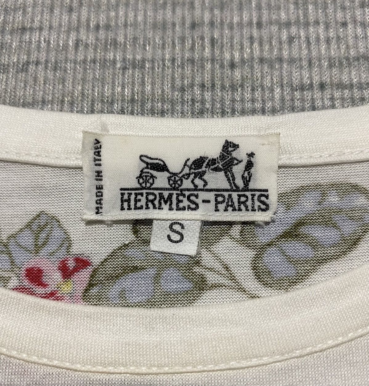 Hermes Vintage 80s Hermès Jungle Love T-Shirts Size M / US 6-8 / IT 42-44 - 5 Thumbnail