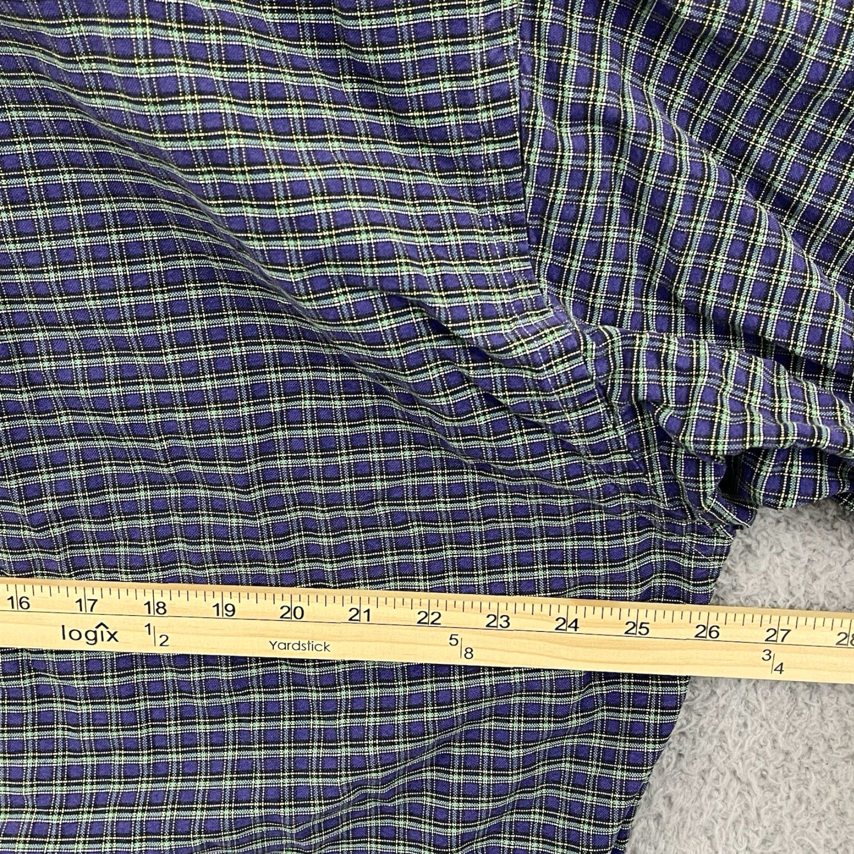 Polo Ralph Lauren VINTAGE Polo Ralph Lauren Shirt Mens M Purple Green Check Plaid Long Sleeve Casual Size US M / EU 48-50 / 2 - 7 Thumbnail