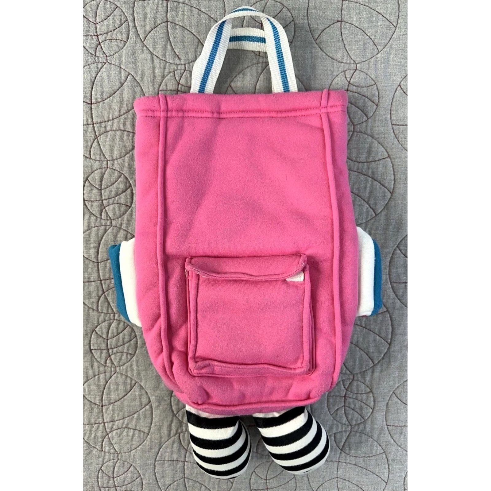 Vintage VINTAGE Dooffles Bag Plush Pink Tote Imagination Factory 1988 Novelty Pink Dooffles Bag Plush Tote Womens Mens Girls Boys Size ONE SIZE - 2 Thumbnail